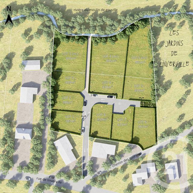 Terrain à vendre GOUVILLE SUR MER