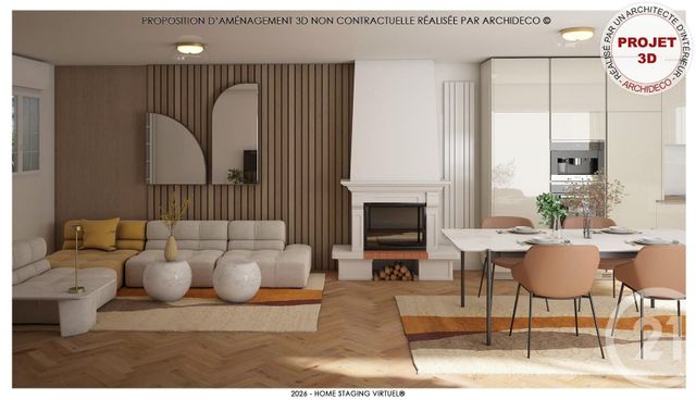 maison à vendre - 3 pièces - 55.6 m2 - AGON COUTAINVILLE - 50 - BASSE-NORMANDIE - Century 21 Royer Immo