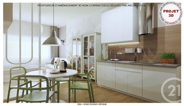 Appartement F2 à vendre - 2 pièces - 36.63 m2 - GRANVILLE - 50 - BASSE-NORMANDIE - Century 21 Royer Immo